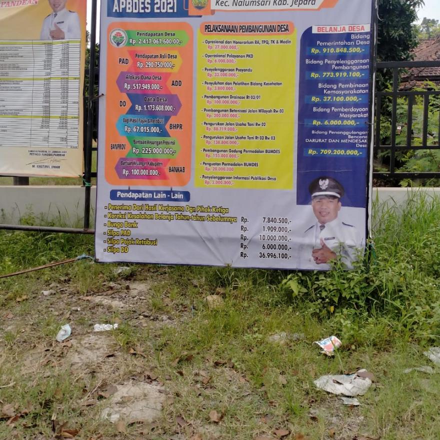 anggaran pendaoatan belanja desa tahun 2021