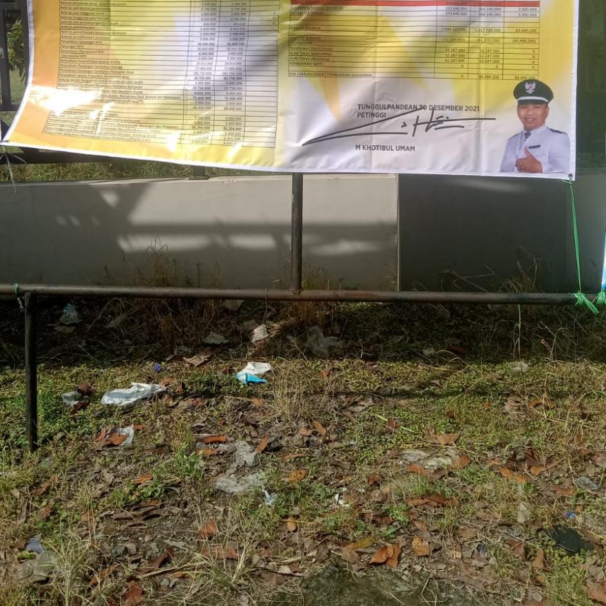 LAPORAN PERTANGGUNGJAWABAN REALISASI APBDes TA 2021